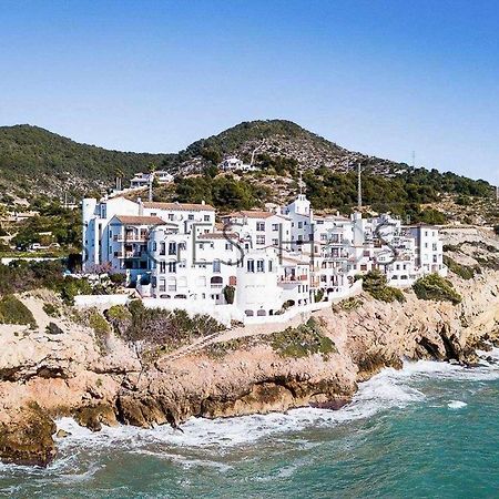 Alojate En Una Torre Sobre El Mar Apartment Sitges Exterior foto