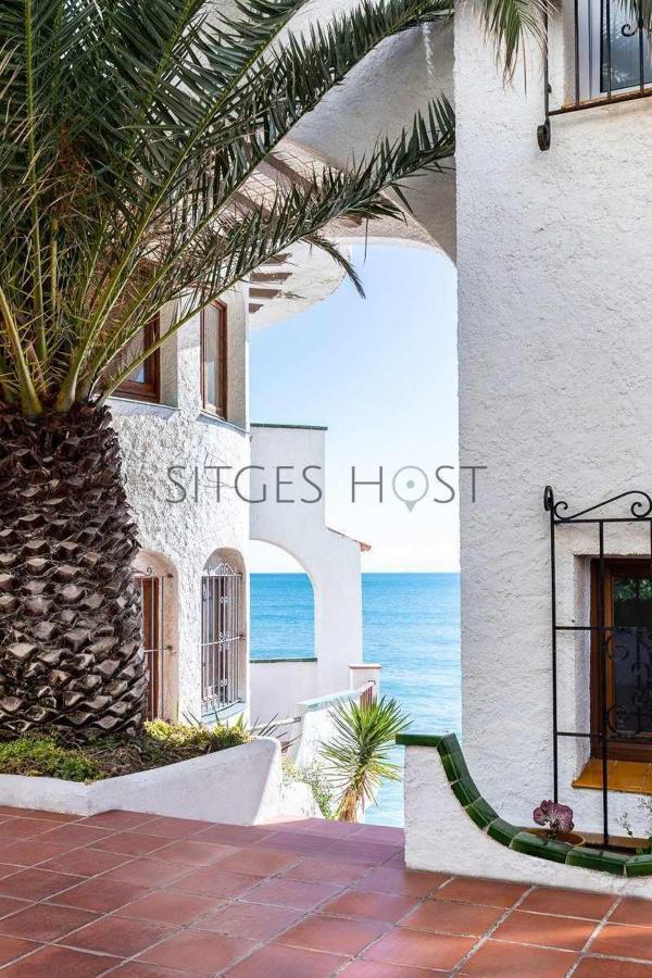 Alojate En Una Torre Sobre El Mar Apartment Sitges Exterior foto